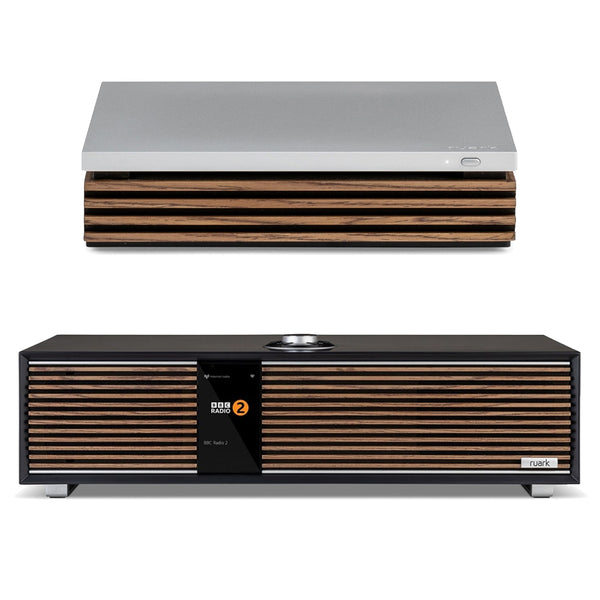 Ruark R410 Integrated Music System Satin Charcoal with R-CD100 USB CD Player Package