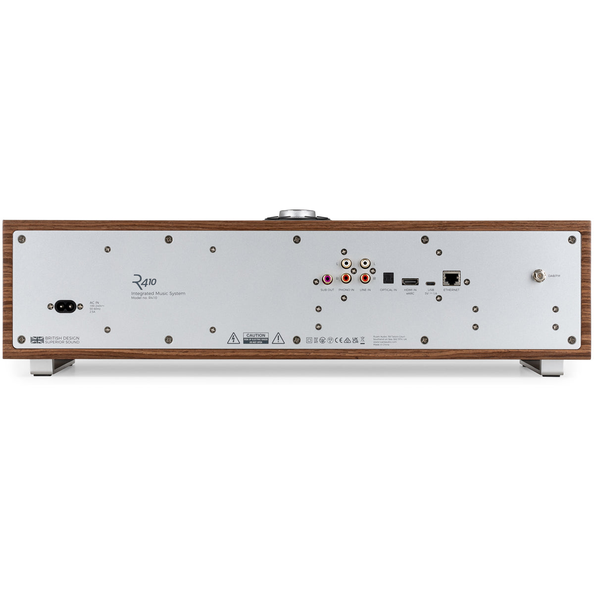 Ruark R410 Music System with R-CD100 CD Player & Pro-Ject T1 EVO Phono Turntable - Walnut