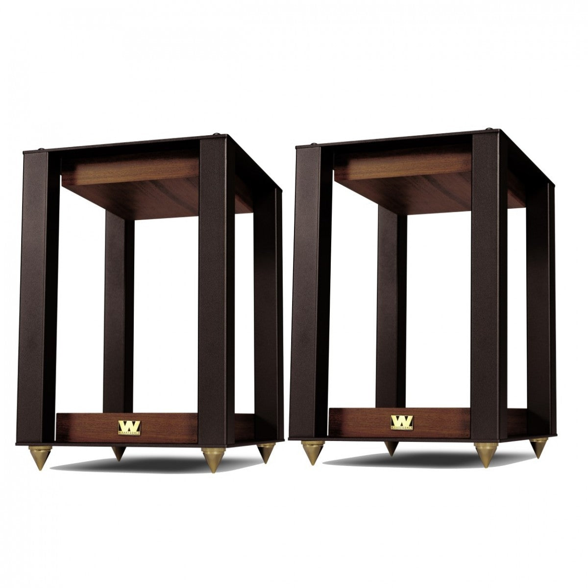 Ruark R610 Music Console and Wharfedale Linton Heritage Standmount Speakers with Matching Stands - Walnut Walnut