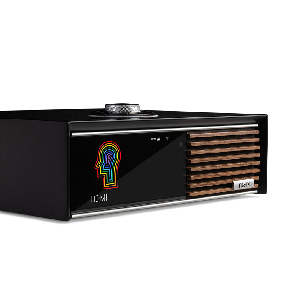 Ruark R610 Music Console Charcoal with Acoustic Energy AE300 MK2 Bookshelf Speakers Black HiFi Package