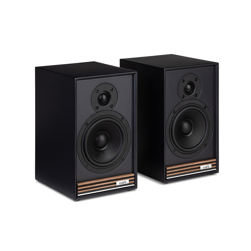 Ruark R610 Music Console & Sabre-R Bookshelf Speakers Pair Charcoal with R-CD100 CD Player
