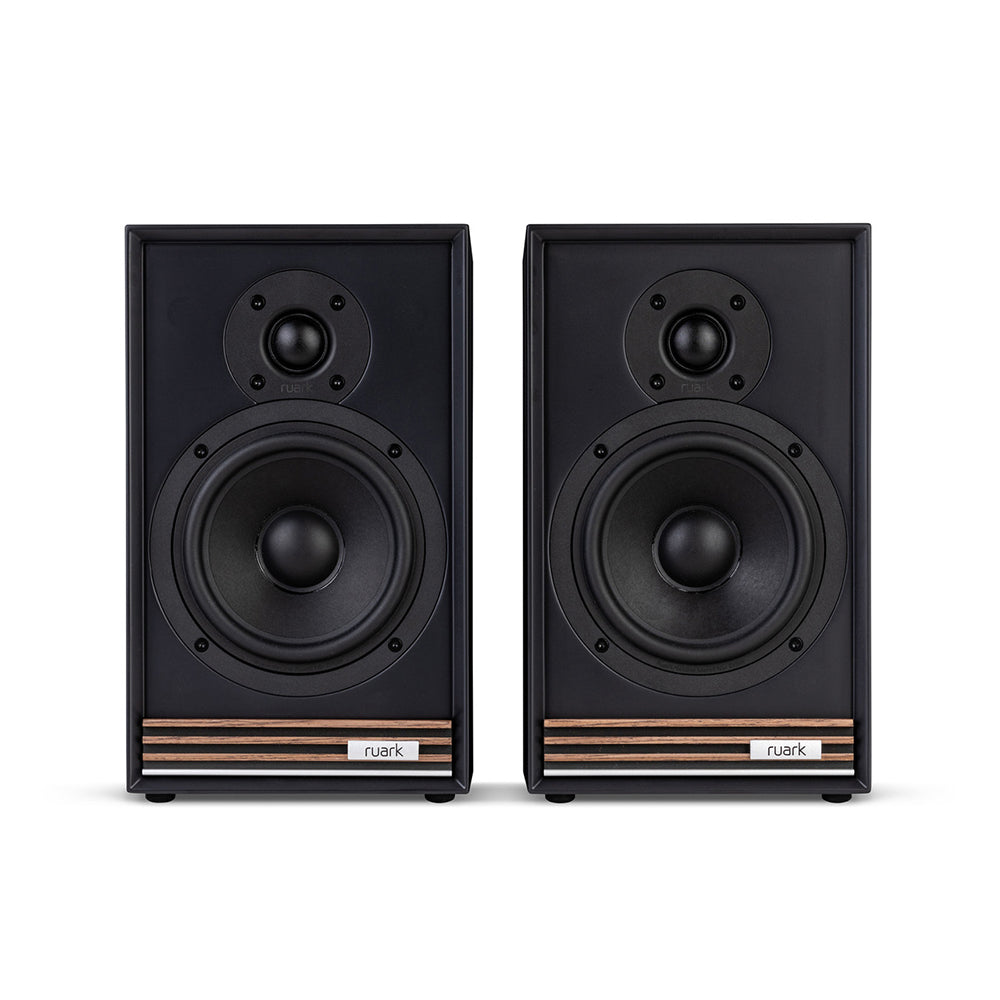 Ruark R610 Music Console & Sabre-R Bookshelf Speakers Pair Charcoal with R-CD100 CD Player