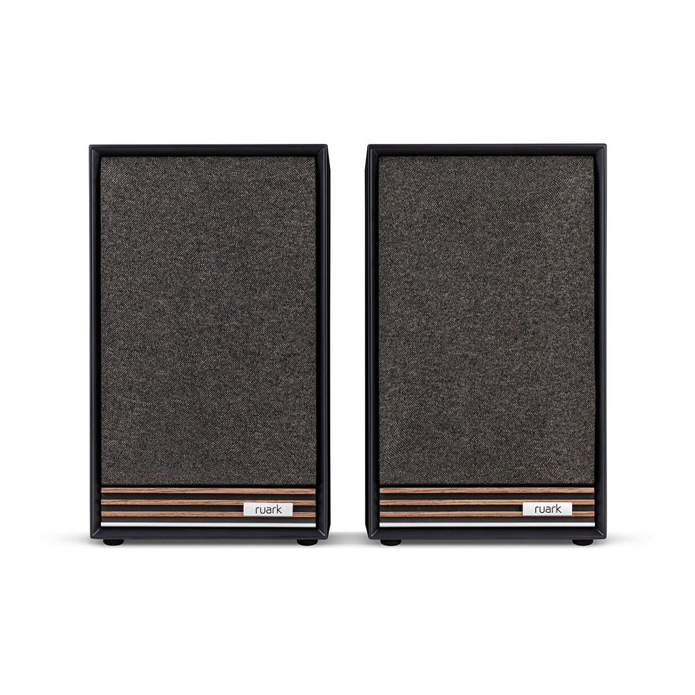 Ruark R610 Music Console & Sabre-R Bookshelf Speakers Pair Charcoal with R-CD100 CD Player