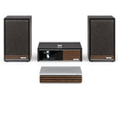 Ruark R610 Music Console & Sabre-R Bookshelf Speakers Pair Charcoal with R-CD100 CD Player