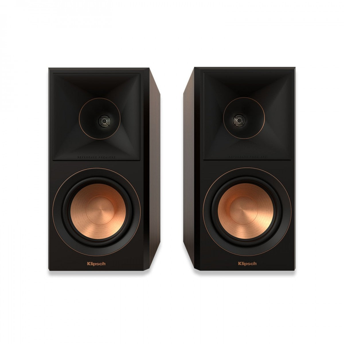 Ruark R610 Music Console with Klipsch RP-500M II Bookshelf Speakers Pair HiFi Package - Walnut Walnut