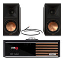 Ruark R610 Music Console with Klipsch RP-600M II Bookshelf Speakers Pair HiFi Package Black Black