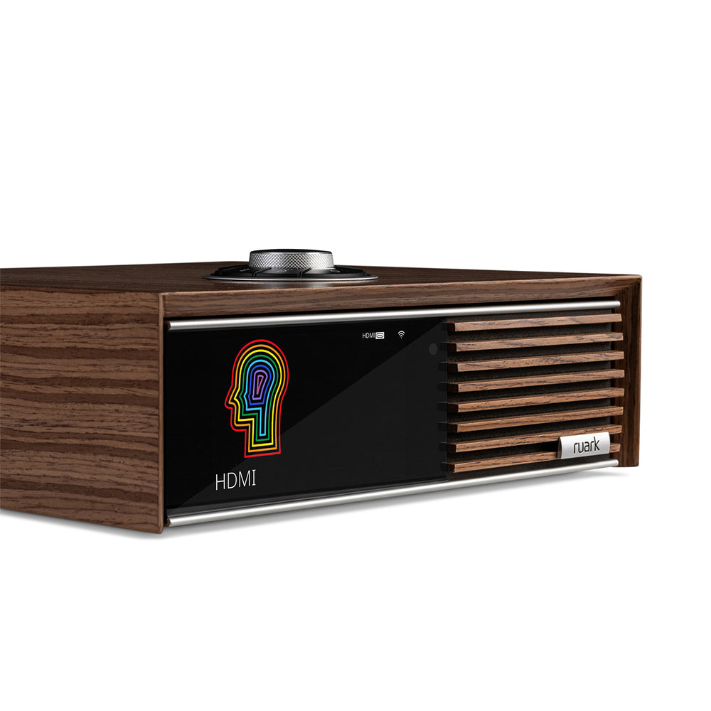Ruark R610 Streaming Music Console Fused Walnut with R-CD100 USB CD Player Package