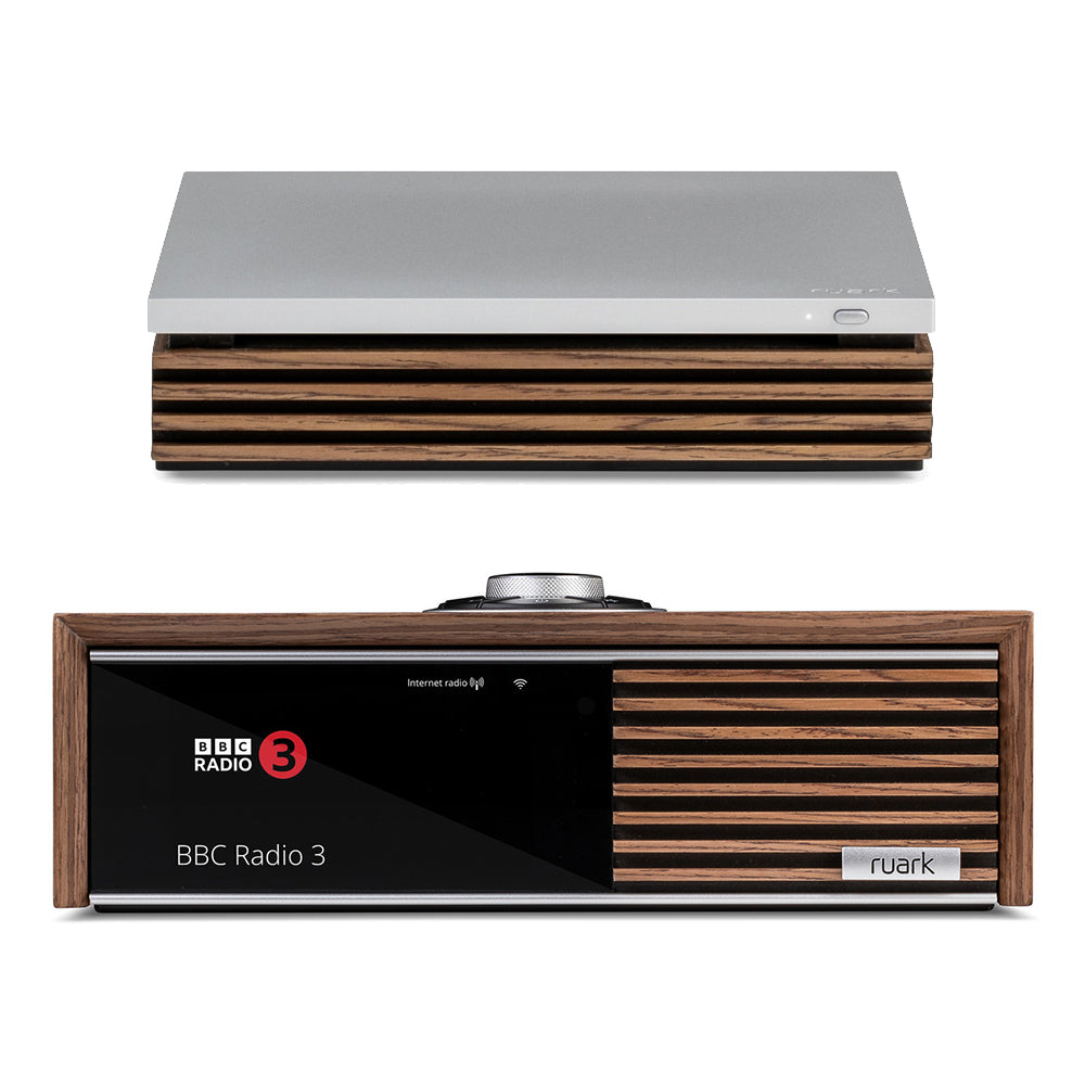 Ruark R610 Streaming Music Console Fused Walnut with R-CD100 USB CD Player Package