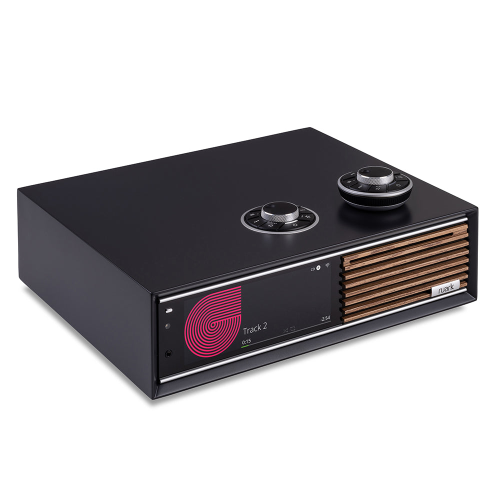 Ruark R710 CD Hi-Fi Console All-In-One System with CD Player & Streaming - Charcoal Charcoal