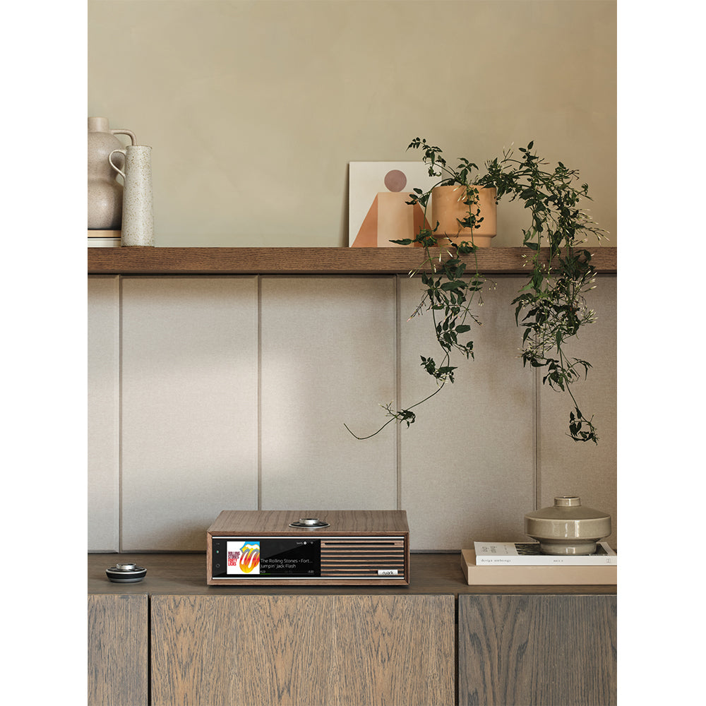Ruark R710 CD Hi-Fi Console All-In-One System with CD Player & Streaming - Fused Walnut Walnut
