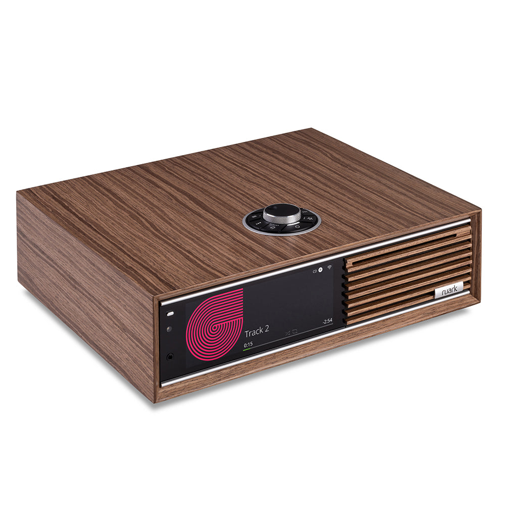 Ruark R710 CD Hi-Fi Console All-In-One System with CD Player & Streaming - Fused Walnut Walnut