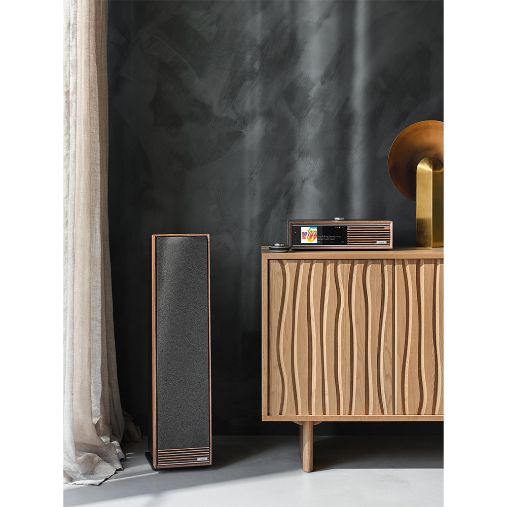 Ruark R710 CD Hi-Fi Console All-In-One System with CD Player & Streaming - Fused Walnut