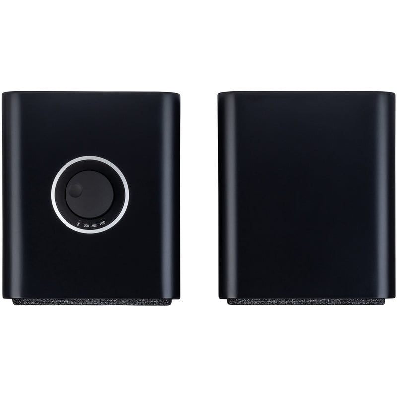 Ruark RS1 Subwoofer with MR1 MK3 Active Bluetooth Speakers Pair Charcoal Black Black