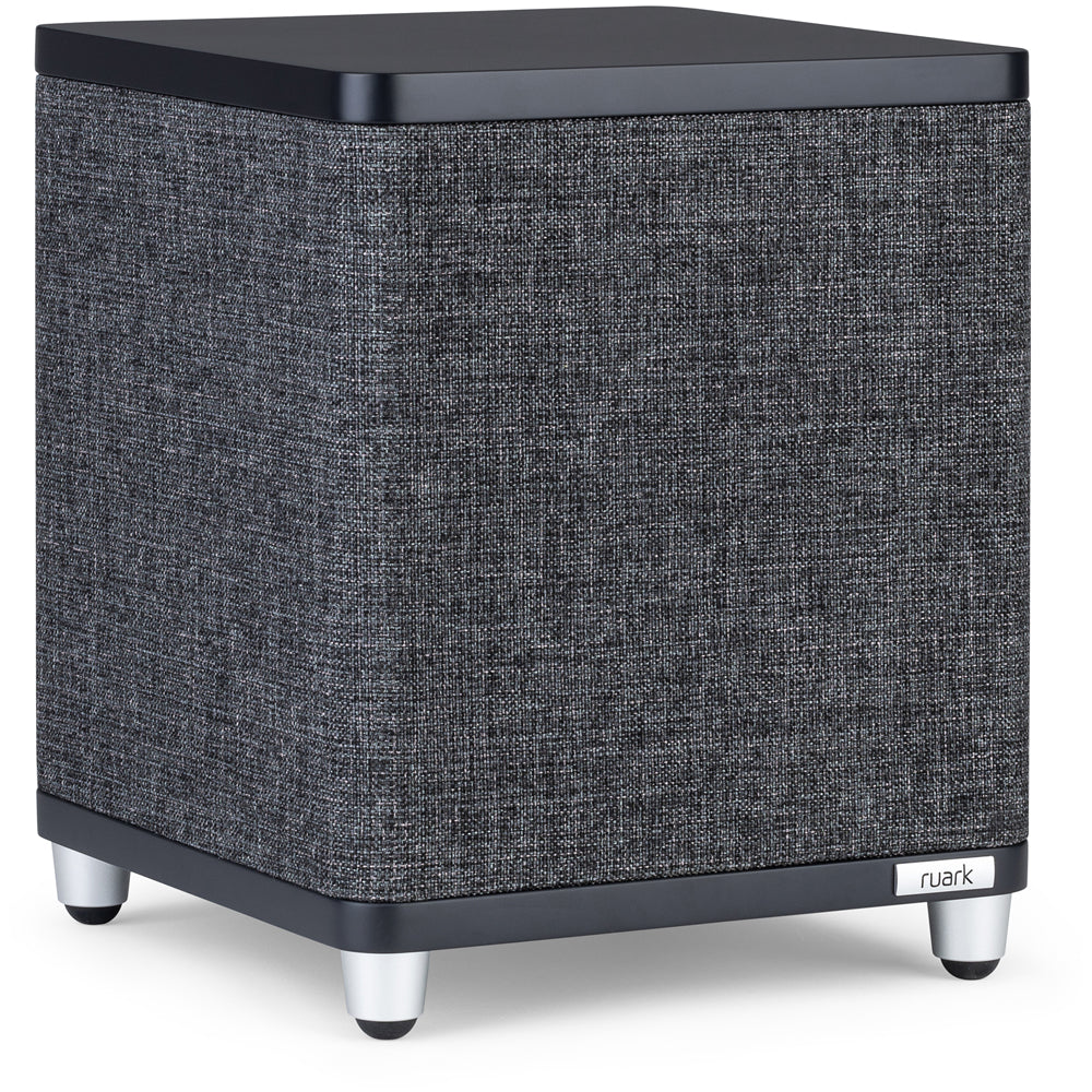 Ruark RS1 Subwoofer with MR1 MK3 Active Bluetooth Speakers Pair Charcoal Black Black