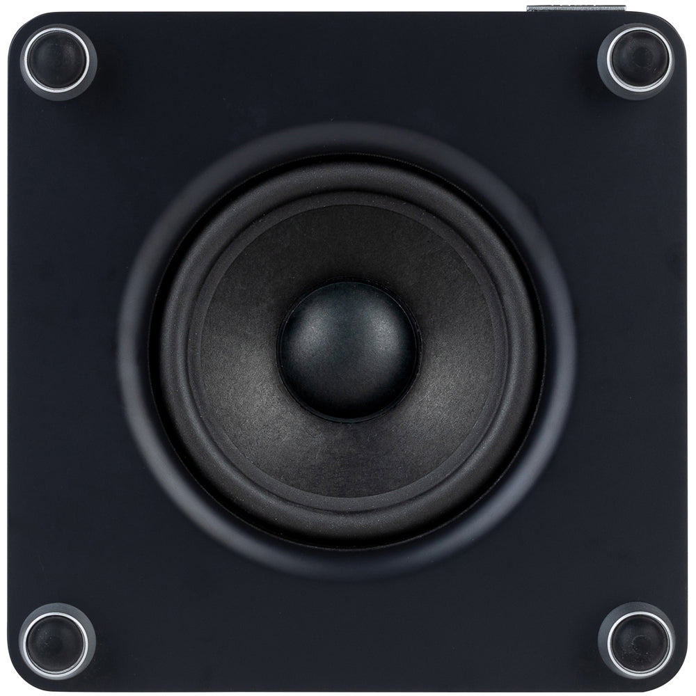 Ruark RS1 Subwoofer with MR1 MK3 Active Bluetooth Speakers Pair Charcoal Black Black