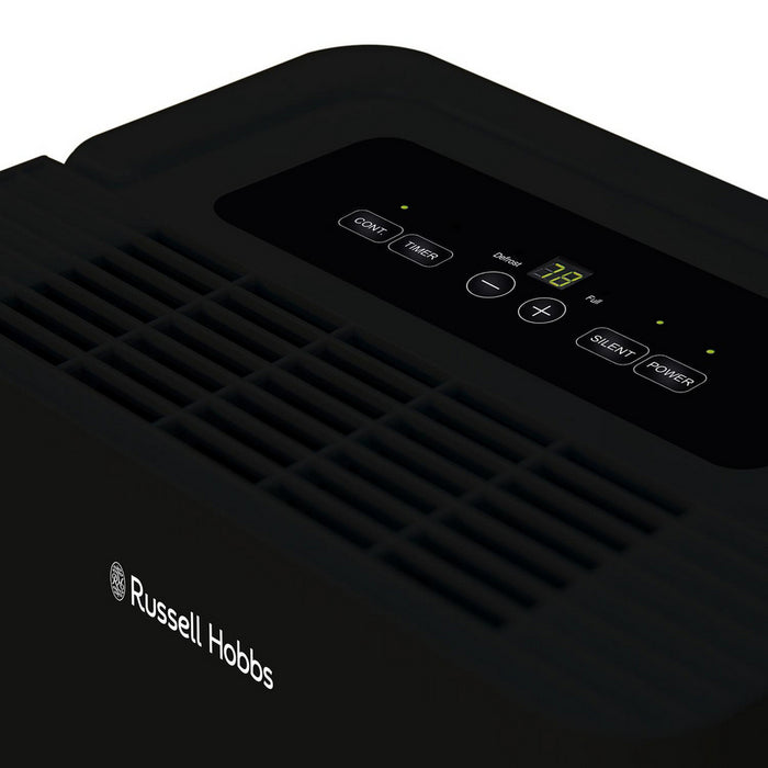 Russell Hobbs RHDH1001B 10L Dehumidifier Black Black