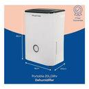 Russell Hobbs RHDH2002 20L Dehumidifier White