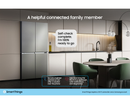 Samsung Bespoke AI RF24BB620ES9EU SpaceMax 674L Total No Frost American Fridge Freezer Silver