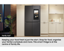 Samsung Bespoke AI RF65DG9H0EB1EU Family Hub 636L Total No Frost American Fridge Freezer Black