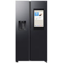 Samsung Bespoke AI RS90F66BEFEU Plumbed American Fridge Freezer with Family Hub Black