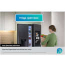 Samsung Bespoke AI RS90F66BETEU Plumbed American Fridge Freezer with Family Hub Silver