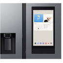 Samsung Bespoke AI RS90F66BETEU Plumbed American Fridge Freezer with Family Hub Silver