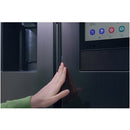 Samsung Bespoke AI RS90F66BETEU Plumbed American Fridge Freezer with Family Hub Silver