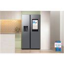 Samsung Bespoke AI RS90F66BETEU Plumbed American Fridge Freezer with Family Hub Silver