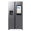 Samsung Bespoke AI RS90F66BETEU Plumbed American Fridge Freezer with Family Hub Silver