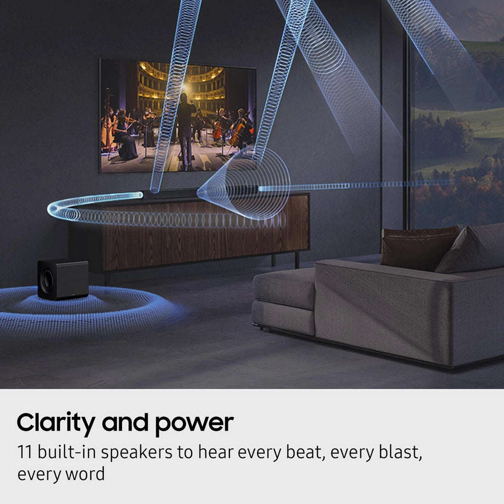 Samsung HW-Q800F 5.1.2ch Q-Series Soundbar with Wireless Subwoofer in Black 2025