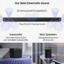 Samsung HW-Q990H Q-Series 11.1.4 Ch Dolby Atmos Soundbar with Subwoofer & Rear Speakers (2026)