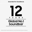 Samsung Music Studio 7 HW-LS71H Multi-Directional Wireless Speakers Pair - White