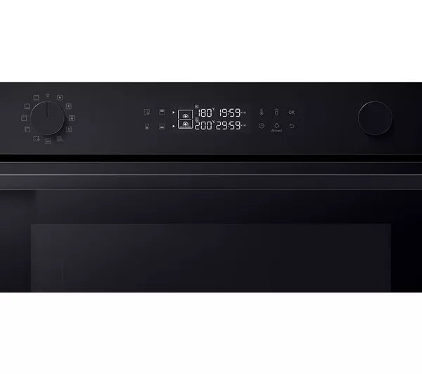 Samsung NV7B44205AK/U4 Series 4 Dual Cook 59.5cm Electric Smart Built in Single Oven in Black