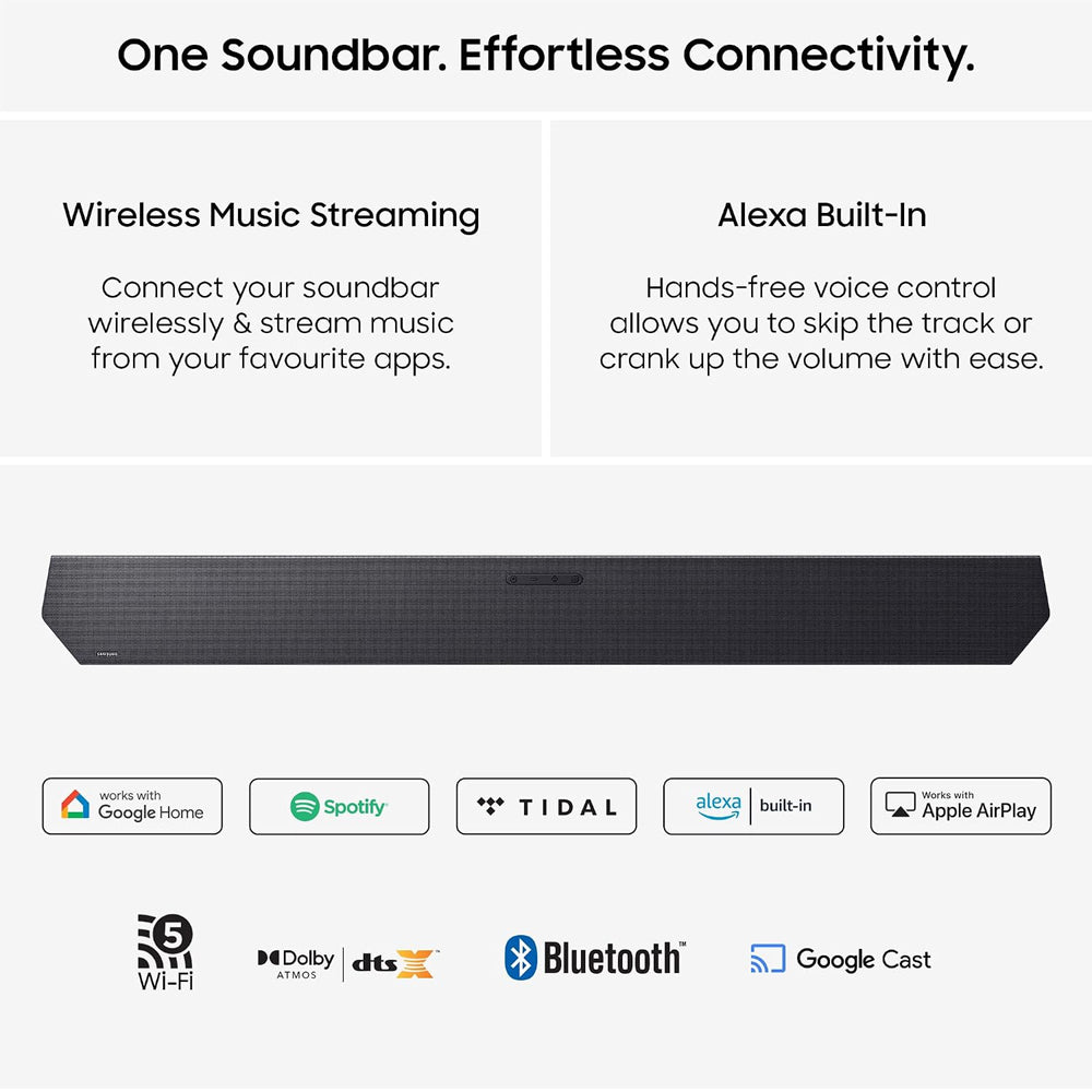 Samsung Q930H Q-Series 9.1.4 Ch Soundbar with Subwoofer & Rear Speakers HW-Q930H/XU 2026