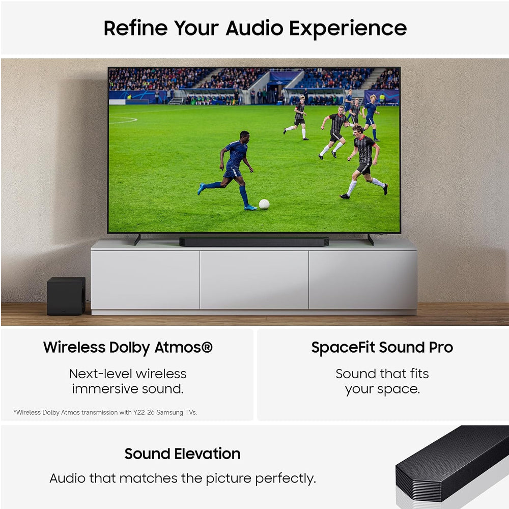 Samsung Q930H Q-Series 9.1.4 Ch Soundbar with Subwoofer & Rear Speakers HW-Q930H/XU 2026