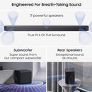 Samsung Q930H Q-Series 9.1.4 Ch Soundbar with Subwoofer & Rear Speakers HW-Q930H/XU 2026