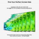 Samsung QE100QN80HUXXU 100 Inch QN80H QLED Quantum Mini LED 4K Ultra HD HDR Smart AI TV 2026 100 Inch