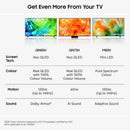 Samsung QE50QN80HAUXXU 50 Inch QN80H QLED Quantum Mini LED 4K Ultra HD HDR Smart AI TV 2026 50 Inch
