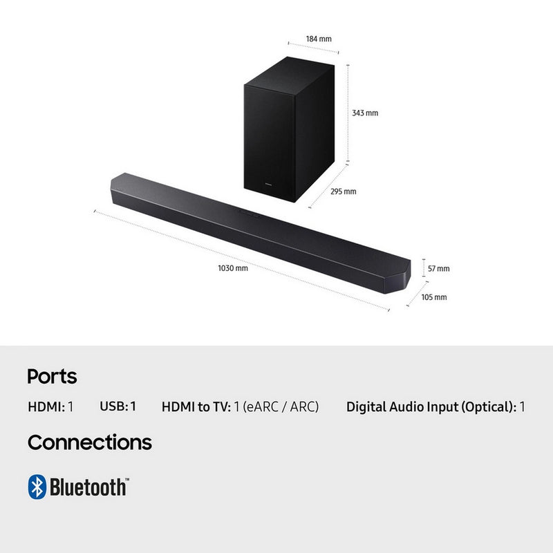 Samsung QE55QN90FATXXU 55 Inch Neo QLED QN90F 4K UHD HDR Smart AI TV with HW-Q600F 3.1.2ch Q-Series Soundbar Bundle