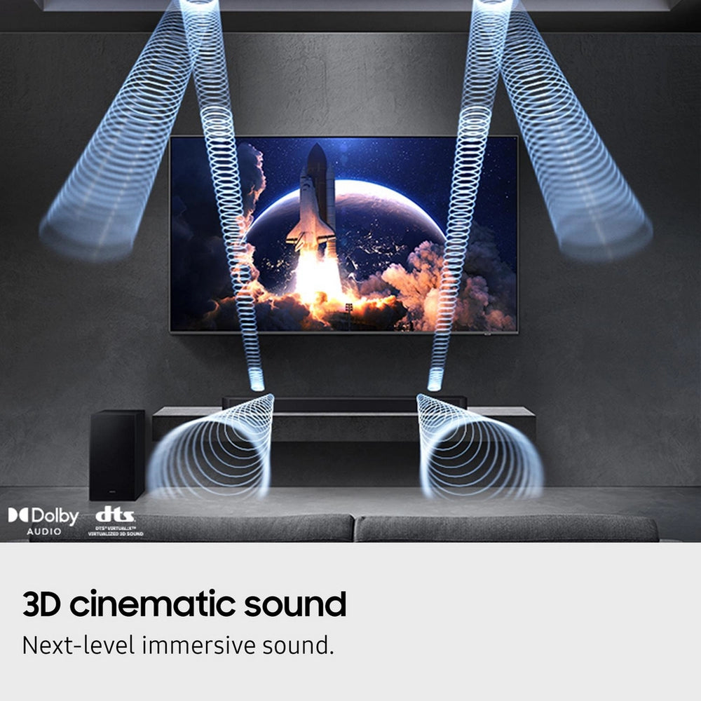 Samsung QE55QN90FATXXU 55 Inch Neo QLED QN90F 4K UHD HDR Smart AI TV with HW-Q600F 3.1.2ch Q-Series Soundbar Bundle