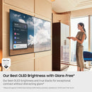 Samsung QE55S95FATXXU 55 Inch OLED S95F 4K UHD HDR Smart AI TV with HW-QS700F 3.1.2ch Q-Series Soundbar Bundle