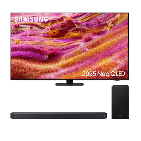 Samsung QE75QN90FATXXU 75 Inch Neo QLED QN90F 4K UHD HDR Smart AI TV with HW-Q600F 3.1.2ch Q-Series Soundbar Bundle