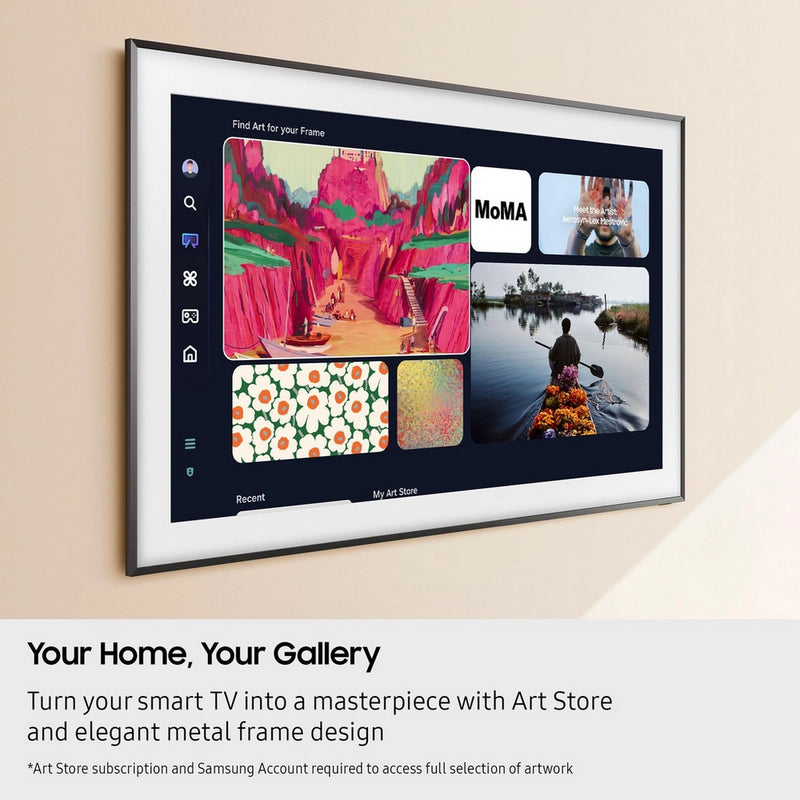 Samsung QE85LS03FWUXXU 85 Inch The Frame Pro LS03FW Art Mode Neo QLED 4K Vision Ultra HD HDR Smart AI TV 2025 85 Inch