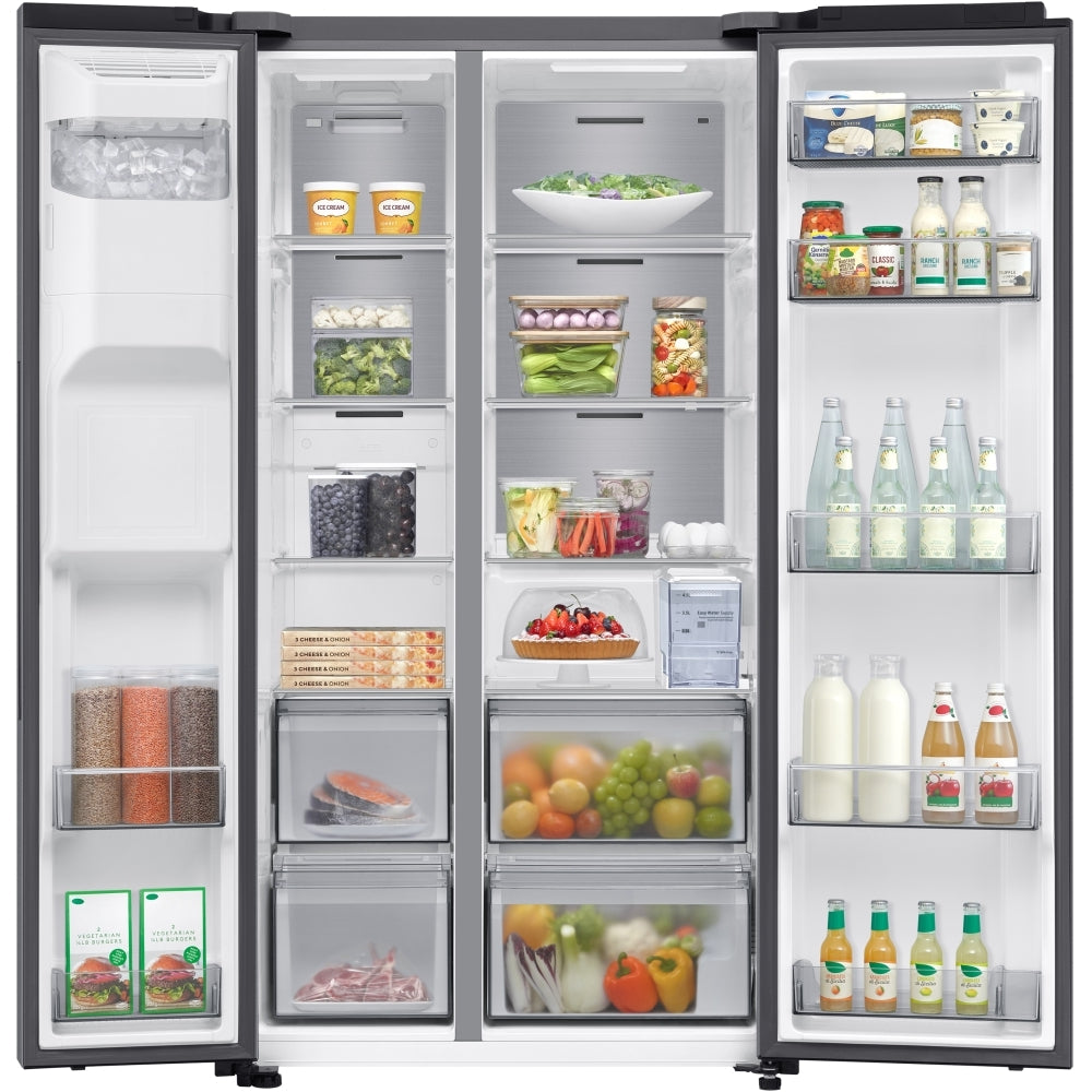 Samsung RS70F65KETEU Series 6 SpaceMax 640L American Style Smart Fridge Freezer - Silver Silver