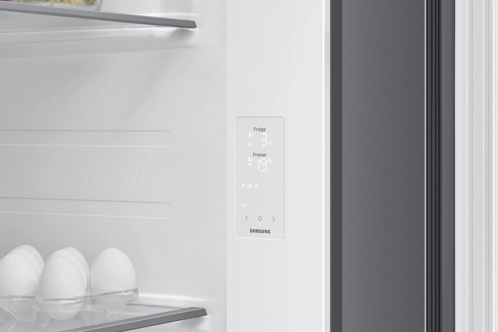Samsung RS70F66KCTEU Series 7 Bespoke AI 91cm Side by Side American Style Fridge Freezer in Silver