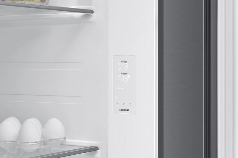 Samsung RS70F66KCTEU Series 7 Bespoke AI 91cm Side by Side American Style Fridge Freezer in Silver