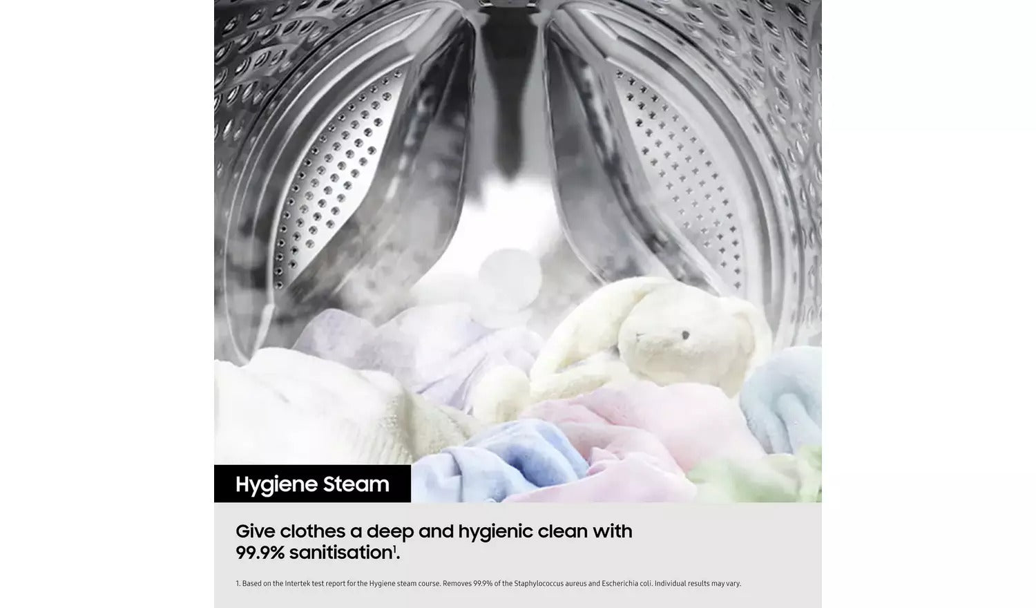 Samsung Series 4 WW90FG3M05AWEU 9kg 1400 Spin Front Load Washing Machine with Hygiene Steam White - A Rated White