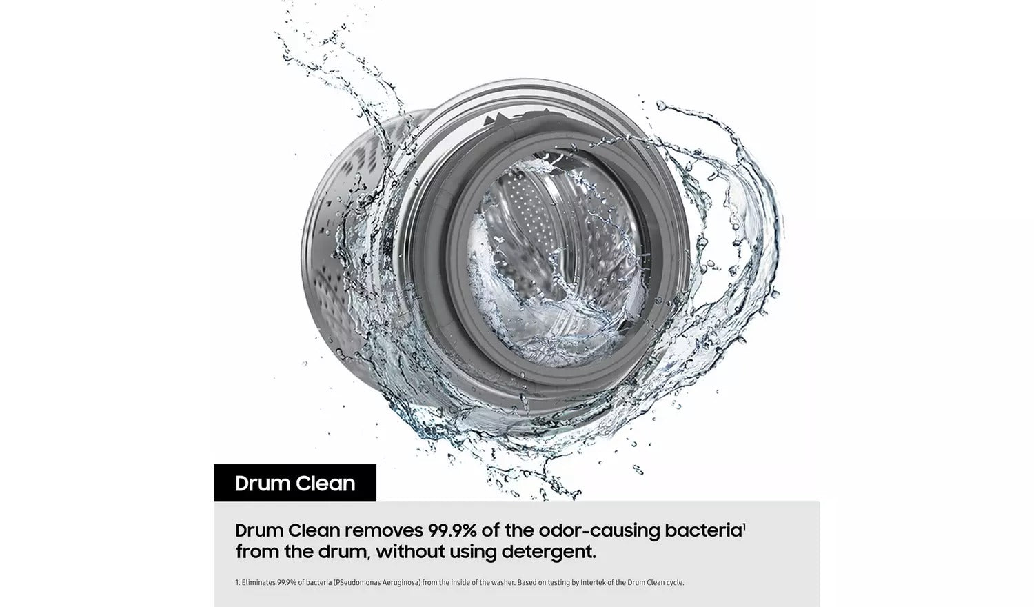 Samsung Series 4 WW90FG3M05AWEU 9kg 1400 Spin Front Load Washing Machine with Hygiene Steam White - A Rated White