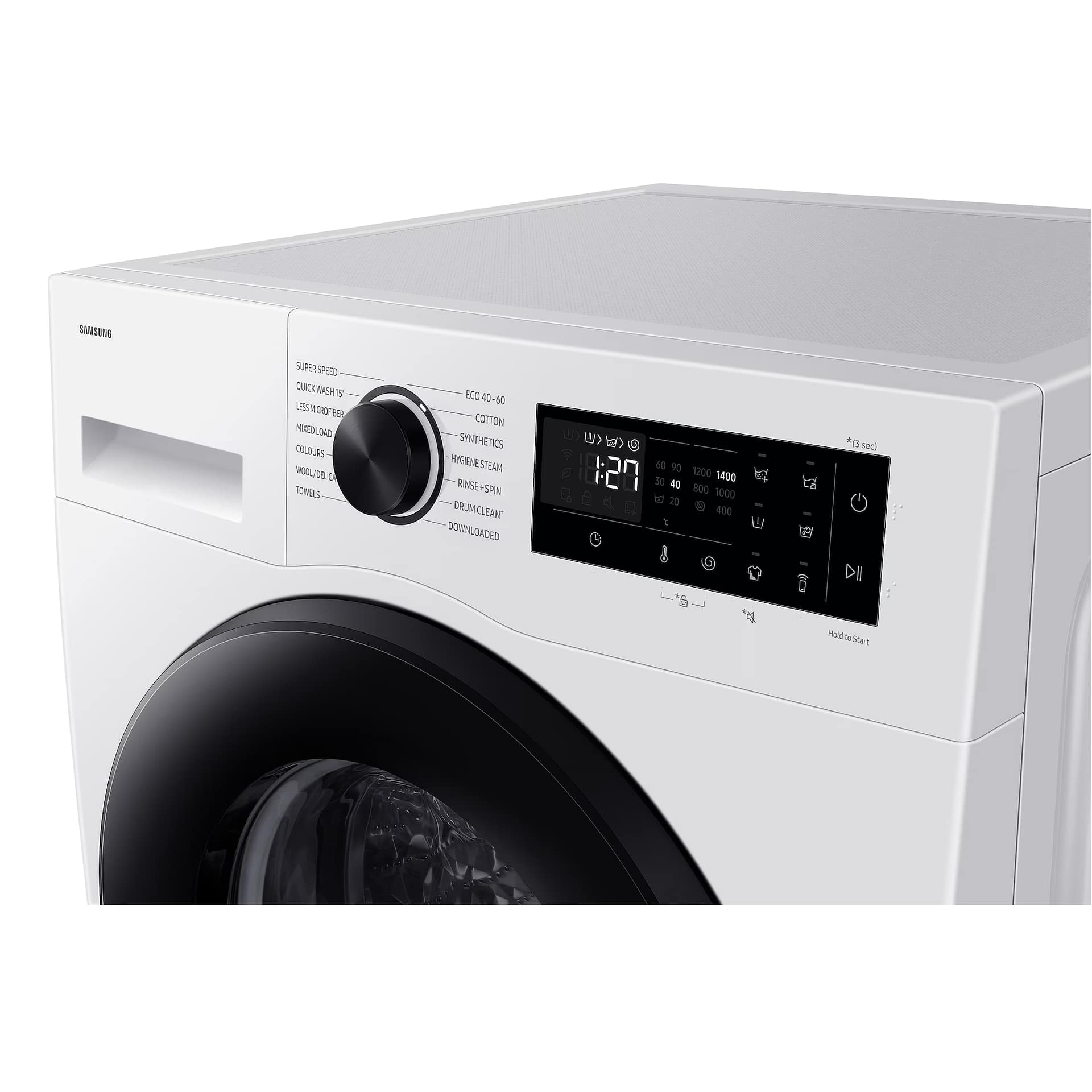 Samsung Series 5 AI Energy WW10FG5U34AEEU 10kg WiFi Connected Washing Machine with 1400 Spin White - A Rated White