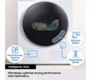 Samsung Series 5 DV90CGC0A0AEEU with OptimalDry 9 kg Heat Pump Tumble Dryer White